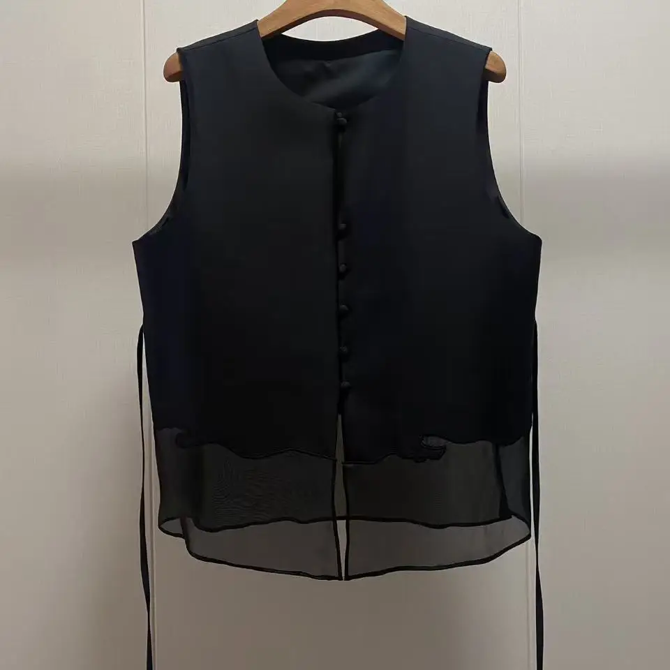 mat Romantic round Ne Svel Vest Women's Bla Tulle Splice Versatile oulder Pad Slimming Commute Sle Winte...
mat Romantic round Ne Svel Vest Women's Bla Tulle Splice Versatile oulder Pad Slimming Commute Sle Winte...