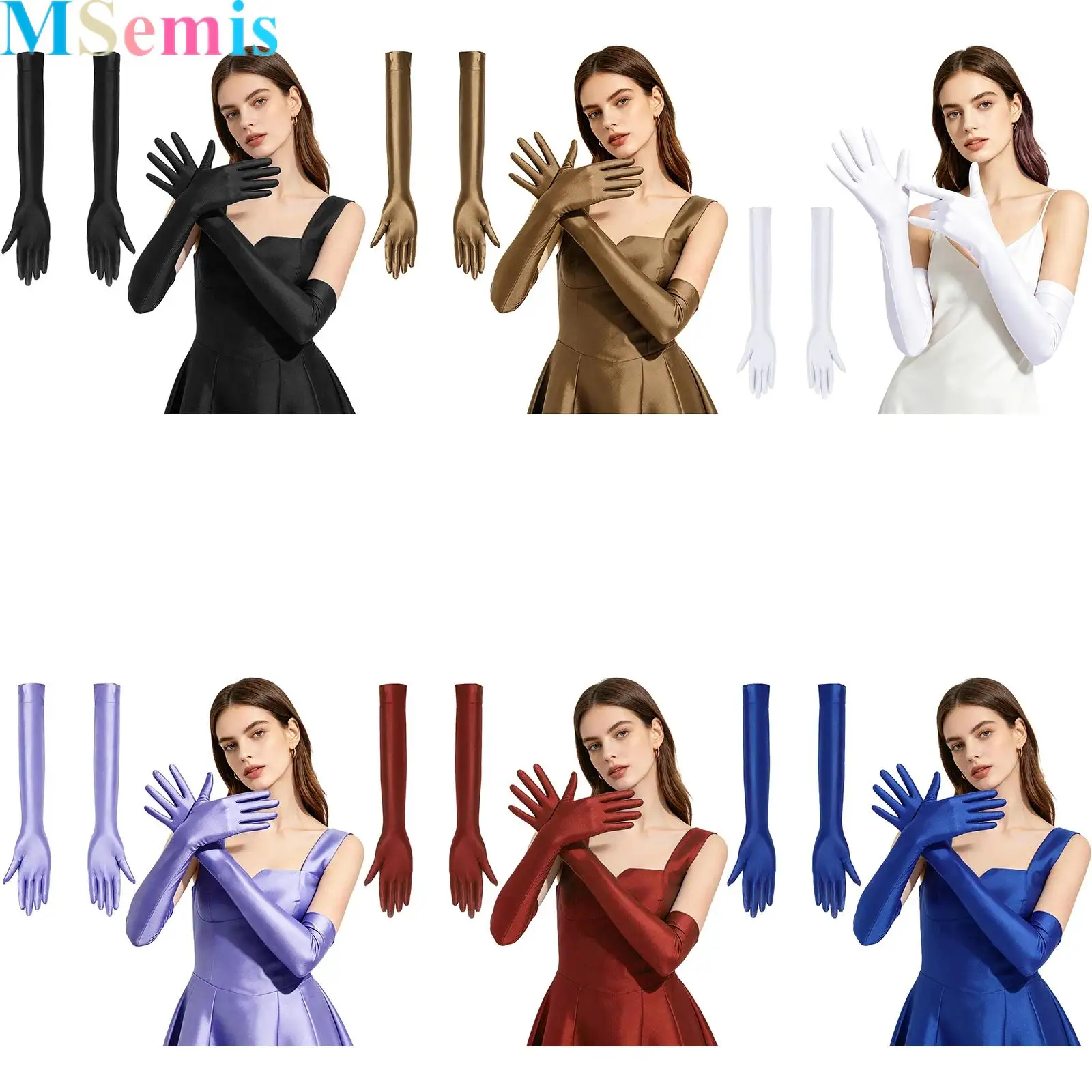 1 Pair Women Five-finger Party Gloves Long Stocking Gloves Oily Shiny Above Elbow Length Gloves for Performance
1 Pair Women Five-finger Party Gloves Long Stocking Gloves Oily Shiny Above Elbow Length Gloves for Performance