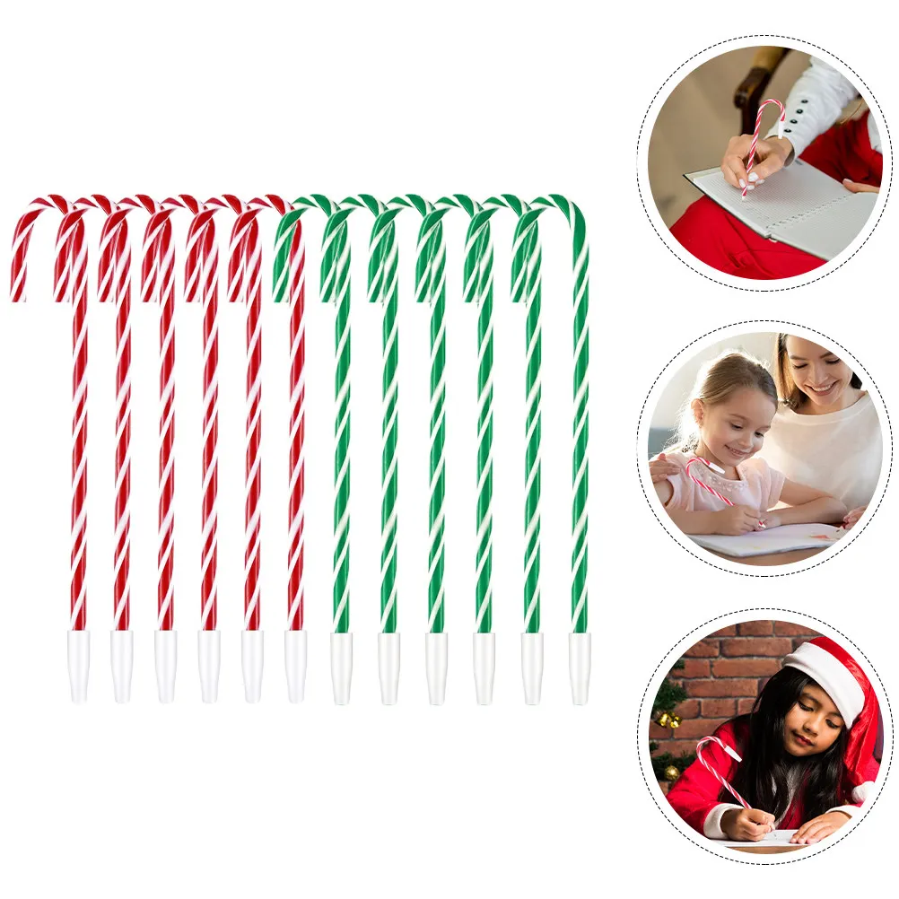 12Pcs Unique Candy Cane Christmas Pens Gel Ink Writing Pens Xmas Theme Decorative Hanging Pendants for Tree Kids Gifts Students
12Pcs Unique Candy Cane Christmas Pens Gel Ink Writing Pens Xmas Theme Decorative Hanging Pendants for Tree Kids Gifts Students