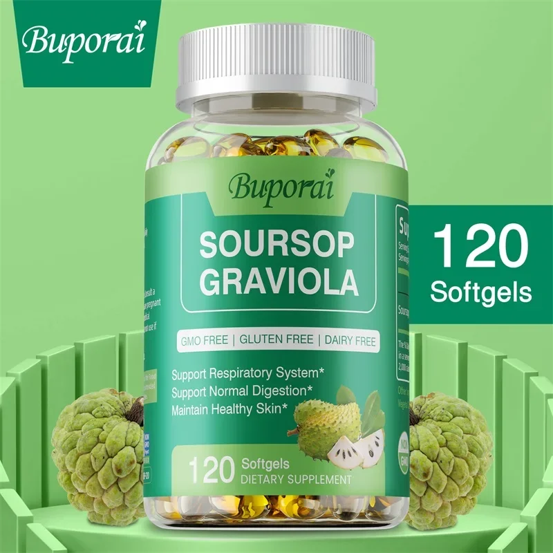 Soursop Graviola Capsules -Promote Digestive Function, Enhance Immunity, Protect Liver and Help Sleep, Support Cell Regeneration
Soursop Graviola Capsules -Promote Digestive Function, Enhance Immunity, Protect Liver and Help Sleep, Support Cell Regeneration