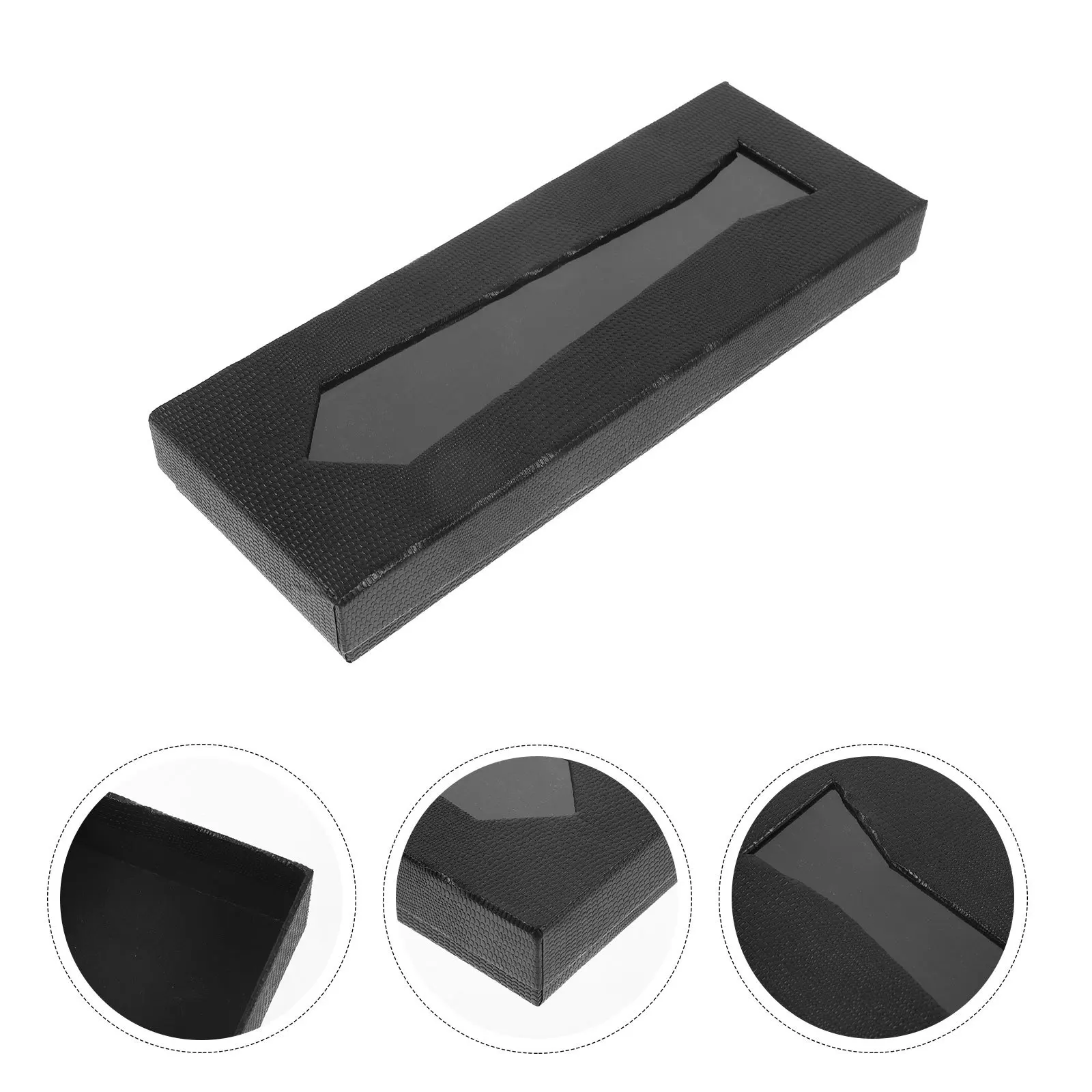 Premium Tie Storage Box Black Snakeskin Finish Foldable Travel Tie Case for Men Necktie Holder with Cleanable Surface
Premium Tie Storage Box Black Snakeskin Finish Foldable Travel Tie Case for Men Necktie Holder with Cleanable Surface