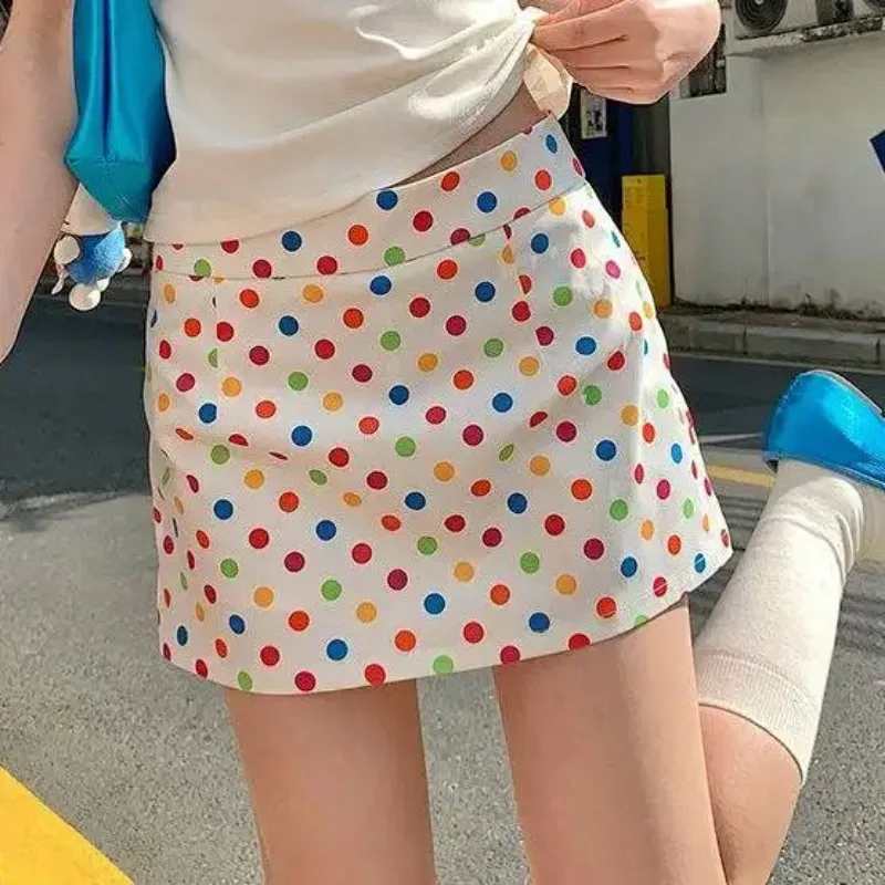 Women's Colorful Polka Dot Mini Skirt Summer High Waist A Line Casual Short Skirt
Women's Colorful Polka Dot Mini Skirt Summer High Waist A Line Casual Short Skirt