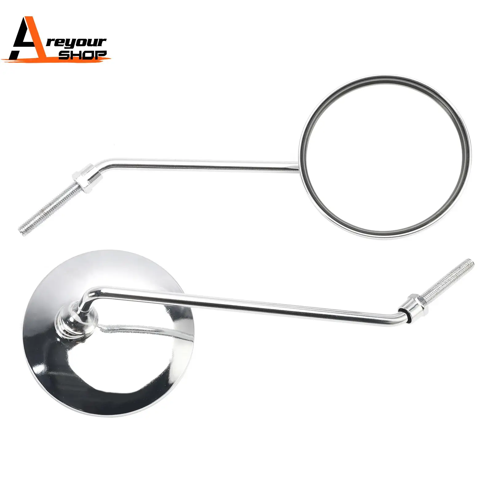 Pair Mirror Set 8mm Fits for HONDA C50 C65 C70 C90 CM91 CM90 CB100 CB125S CL100
Pair Mirror Set 8mm Fits for HONDA C50 C65 C70 C90 CM91 CM90 CB100 CB125S CL100