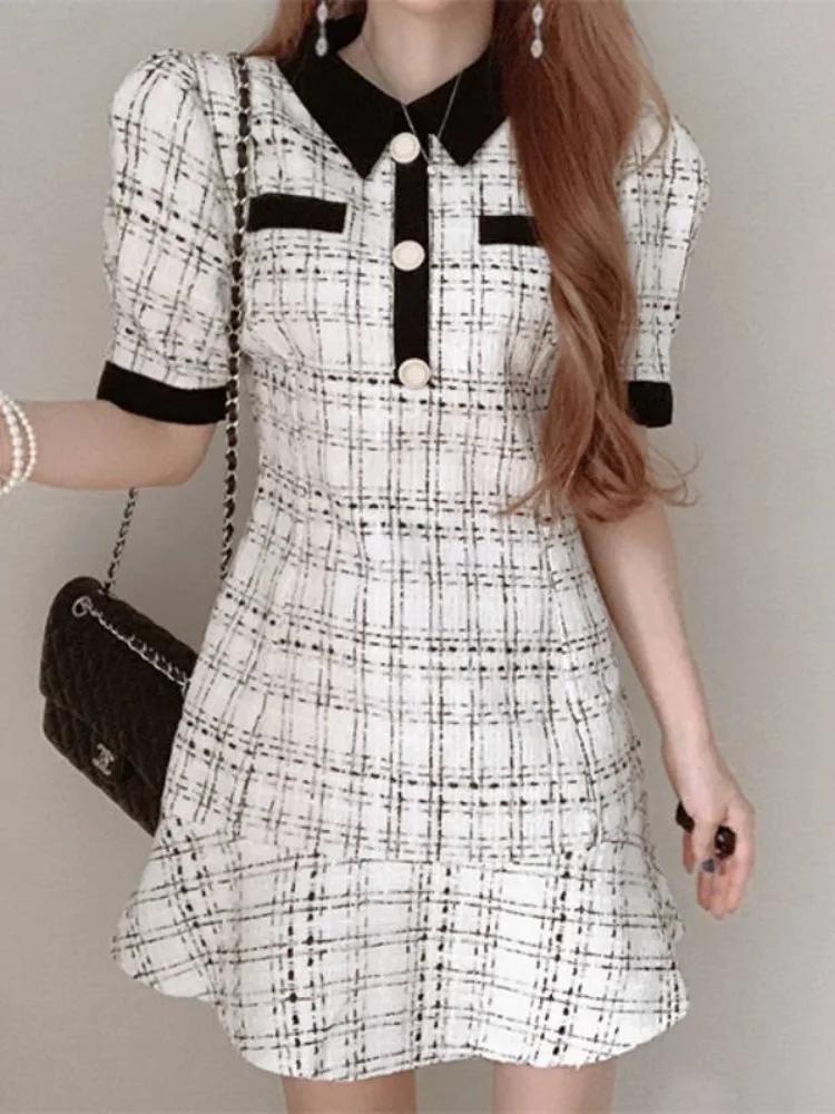 Summer Women's Cheered Waist-Cinching Dr Ele Bubble Sve ort Skirt Fraance Sle Spliced High-End Feeling Dr
Summer Women's Cheered Waist-Cinching Dr Ele Bubble Sve ort Skirt Fraance Sle Spliced High-End Feeling Dr