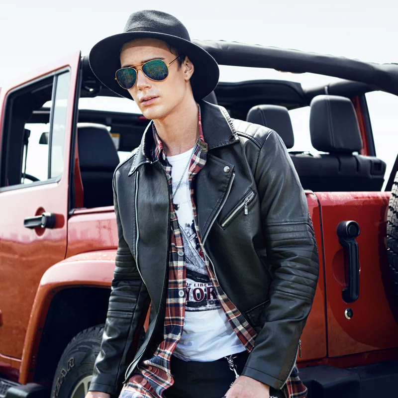 Causal Leather Jacket Coat Men Autumn Motorcycle Mens Spring Fashion Masculinas Windproof PU Jackets Overcoat Male New Brand 13
Causal Leather Jacket Coat Men Autumn Motorcycle Mens Spring Fashion Masculinas Windproof PU Jackets Overcoat Male New Brand 13