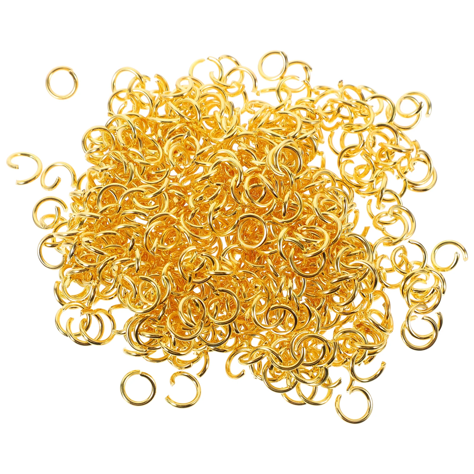500 Pcs Stainless Steel Open Rings Gold Split DIY Jewelry Making Necklace Bracelet Repair Jump Rings 10mm Round Connectors
500 Pcs Stainless Steel Open Rings Gold Split DIY Jewelry Making Necklace Bracelet Repair Jump Rings 10mm Round Connectors