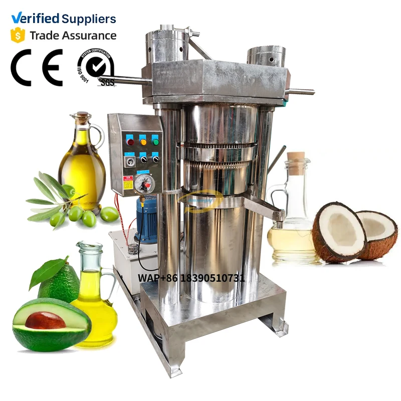High Oil Yield Avocado Extraction Machine Stainless Steel Hydraulic Oil Press Commercial Hydraulic Oil Press for Cocoa
High Oil Yield Avocado Extraction Machine Stainless Steel Hydraulic Oil Press Commercial Hydraulic Oil Press for Cocoa