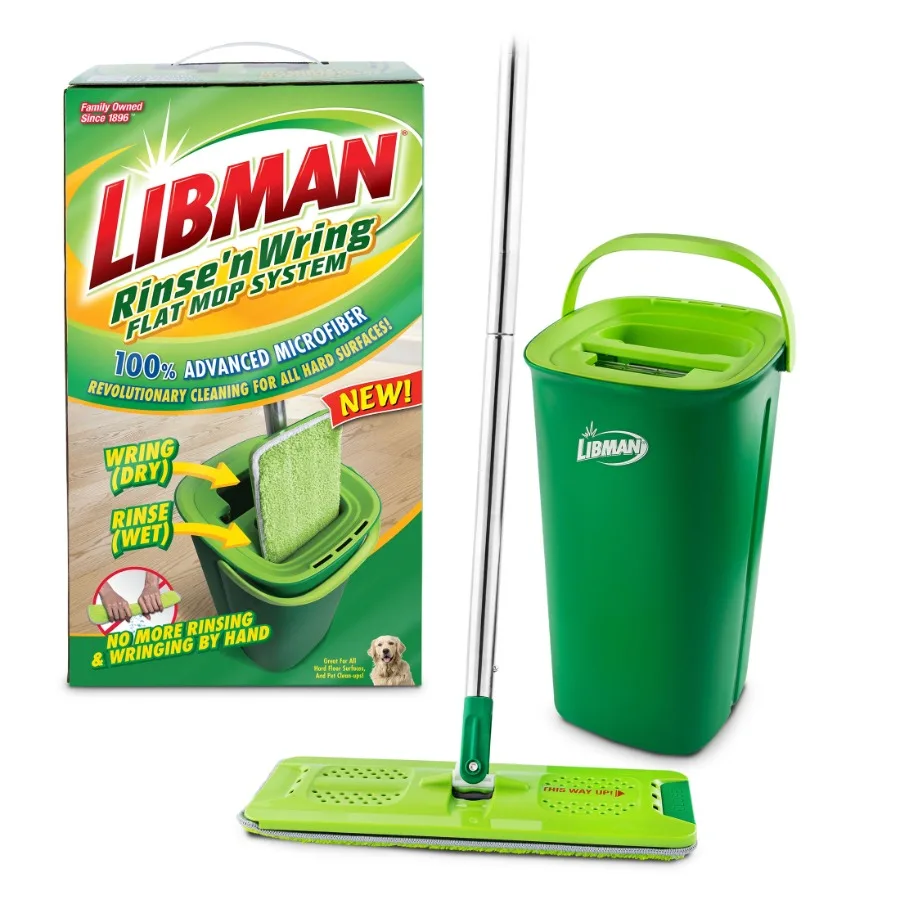 Rinse N Wring Flat Mop System with Microfiber Pad
Rinse N Wring Flat Mop System with Microfiber Pad