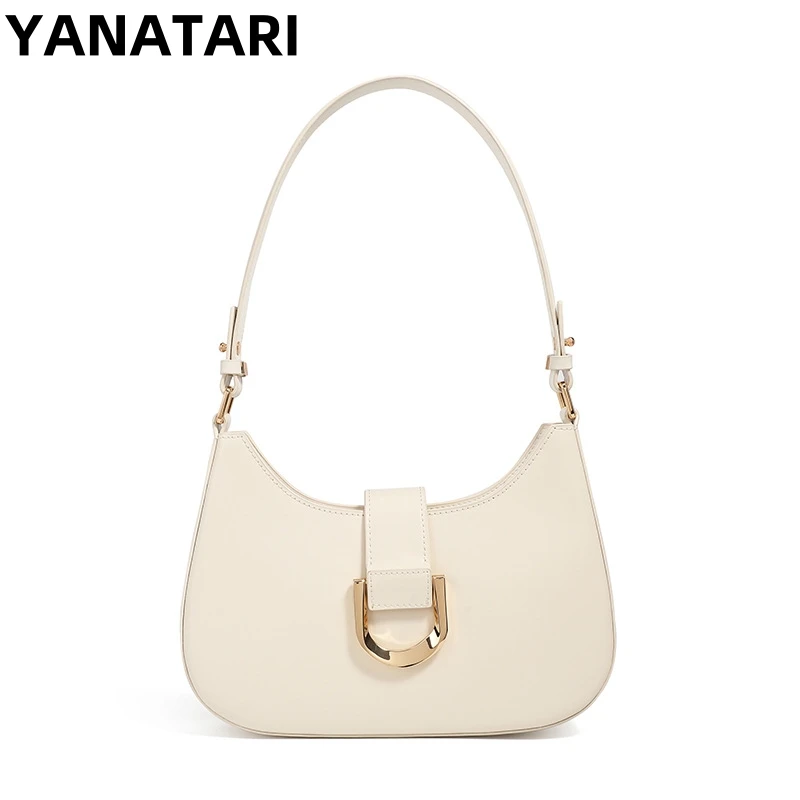YANATARI genuine leather Dumpling bag Large Capacity minimalist Crossbody bag women female luxury Fashion Underarm bag white
YANATARI genuine leather Dumpling bag Large Capacity minimalist Crossbody bag women female luxury Fashion Underarm bag white