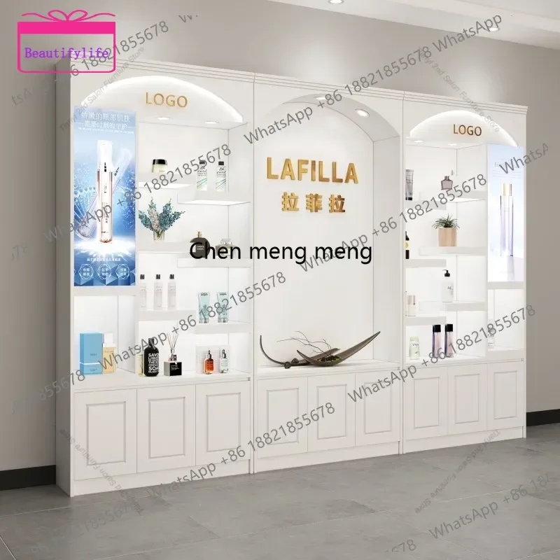 YL Modern Minimalist Cosmetics Display Cabinet Nordic Beauty Salon Nail Salon Product Display Rack High-end Office Furniture
YL Modern Minimalist Cosmetics Display Cabinet Nordic Beauty Salon Nail Salon Product Display Rack High-end Office Furniture