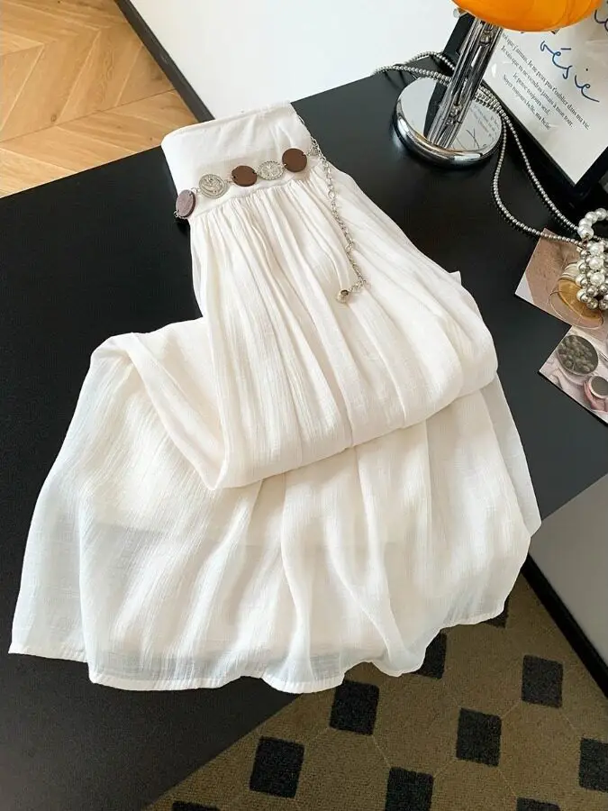 High Waist A-Line Linen Skirt Women's Summer Drapey Vacation Ethnic Style Half-length Skirts Soft Comfortable No Stretch Poly...
High Waist A-Line Linen Skirt Women's Summer Drapey Vacation Ethnic Style Half-length Skirts Soft Comfortable No Stretch Poly...