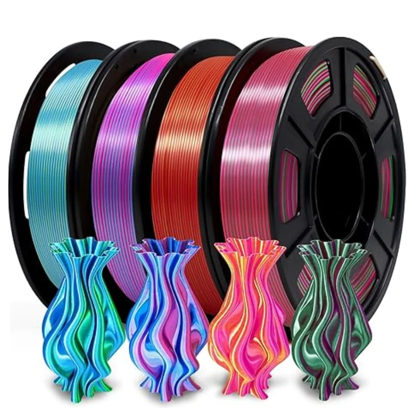 3D Filament Dual Color PLA 1.75mm Silk Filament PLA 1kg 250g 3D Plastic Material Two Colors Filament PLA Black Red Gold Green
3D Filament Dual Color PLA 1.75mm Silk Filament PLA 1kg 250g 3D Plastic Material Two Colors Filament PLA Black Red Gold Green