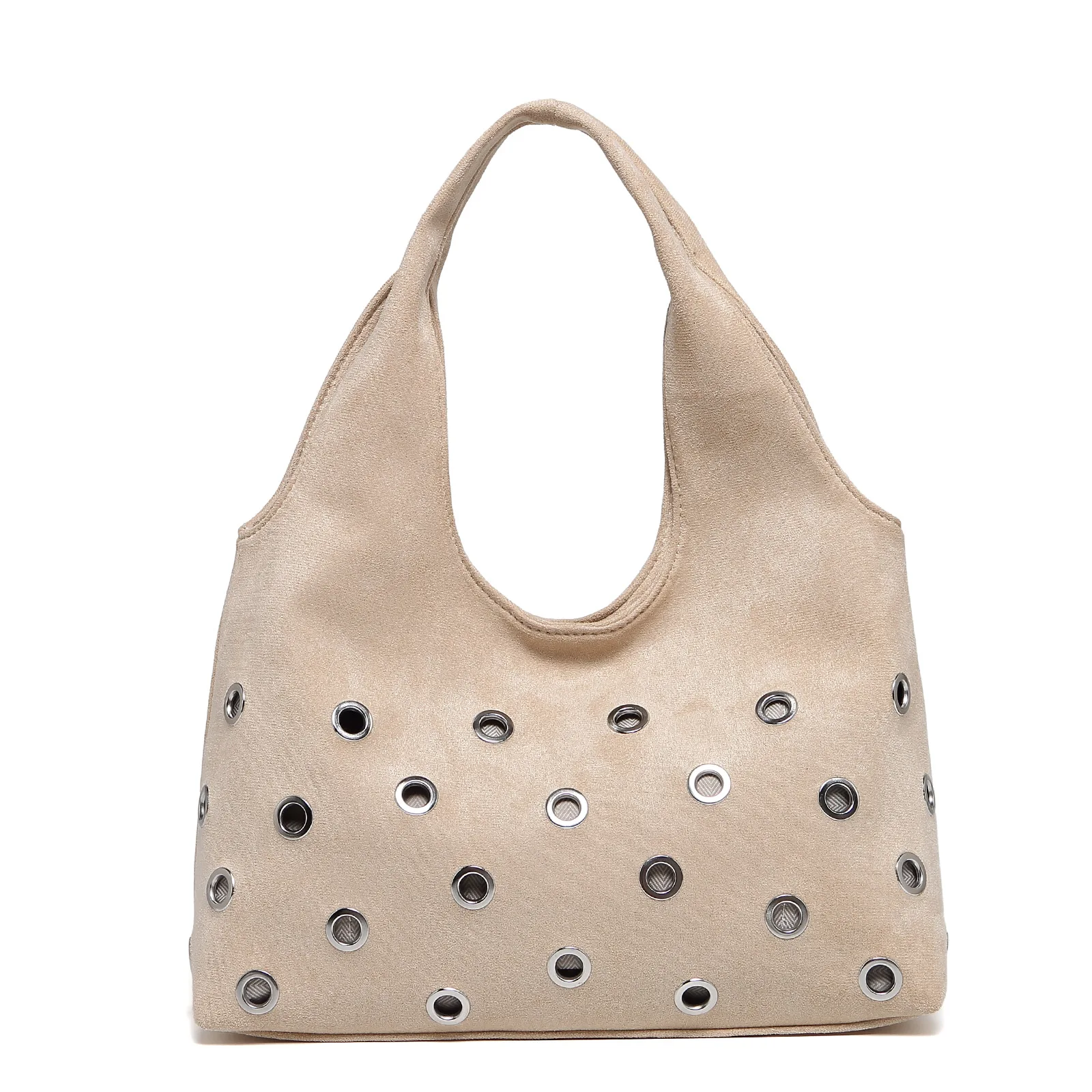2025 Autumn and Winter new large capacity handbag retro deerskin velvet shoulder rivet tote bag women's handbag
2025 Autumn and Winter new large capacity handbag retro deerskin velvet shoulder rivet tote bag women's handbag