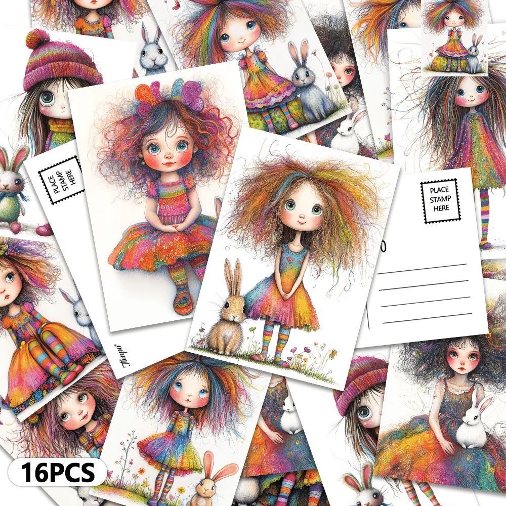 16pcs Rainbow Character Postcards, New Year Gift, Christmas Gift, Living Room Decoration, Bedroom Decoration, High-Quality Cards
16pcs Rainbow Character Postcards, New Year Gift, Christmas Gift, Living Room Decoration, Bedroom Decoration, High-Quality Cards