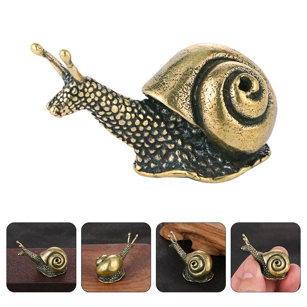 Pure Copper Snail Ornaments Decorative Model Locket Brass Tea Pet Metal Animals Craft Sculpture Office
Pure Copper Snail Ornaments Decorative Model Locket Brass Tea Pet Metal Animals Craft Sculpture Office