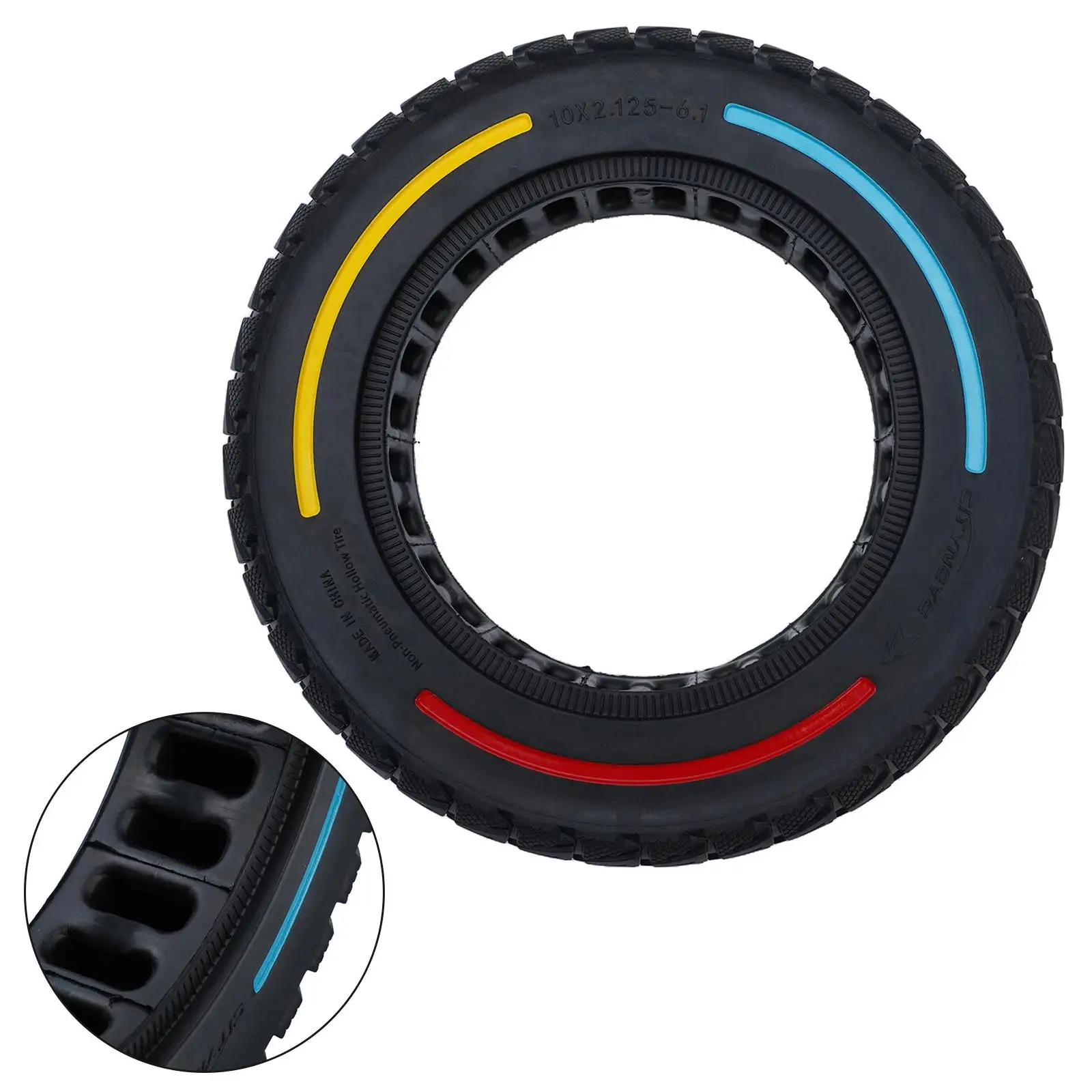 10 Inch Electric Scooter Solid Tire Tyre 10x2.125-6.1 Tubeless Tire 10*2-6.1 Tires For Kugoo M4/M4 PRO Electric Scooter Parts
10 Inch Electric Scooter Solid Tire Tyre 10x2.125-6.1 Tubeless Tire 10*2-6.1 Tires For Kugoo M4/M4 PRO Electric Scooter Parts
