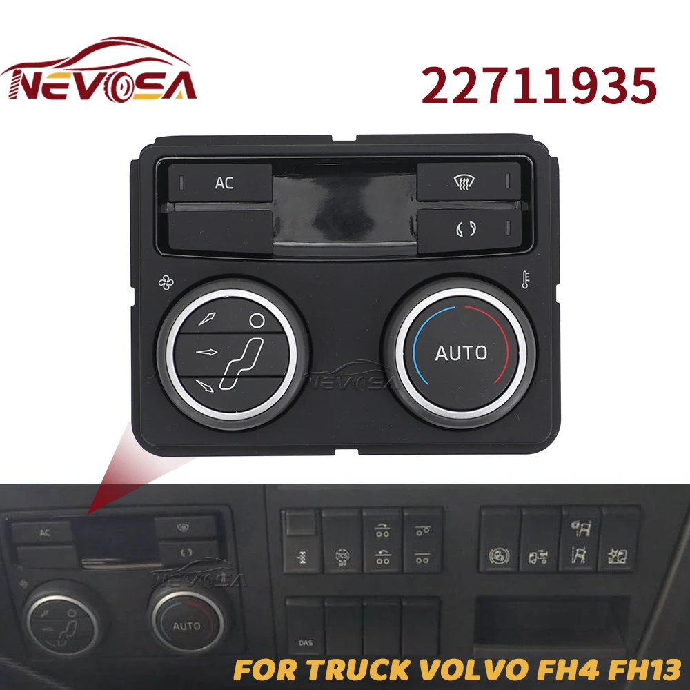 12V AC Unit For Truck Volvo FH4 FH13 FH5 460 Switch Panel Climate Heater Control Switch Air-Conditioning 22711933 22711935
12V AC Unit For Truck Volvo FH4 FH13 FH5 460 Switch Panel Climate Heater Control Switch Air-Conditioning 22711933 22711935