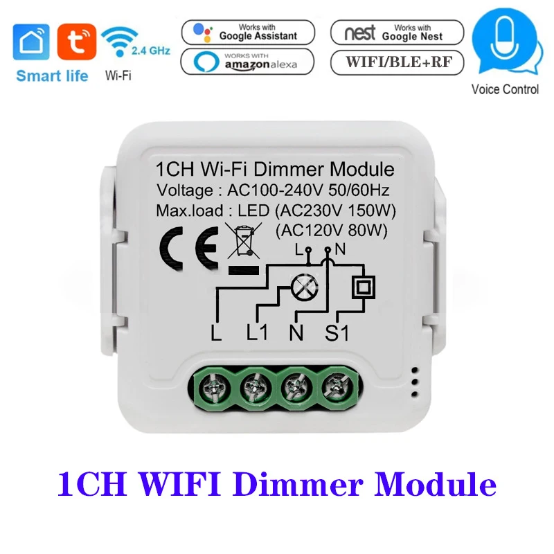 Модуль умного диммера Tuya Zigbee с нейтральным 1/2 Gang, беспроводной светильник, голосовой пульт дистанционного управления, работает с Alexa Google Home
Модуль умного диммера Tuya Zigbee с нейтральным 1/2 Gang, беспроводной светильник, голосовой пульт дистанционного управления, работает с Alexa Google Home