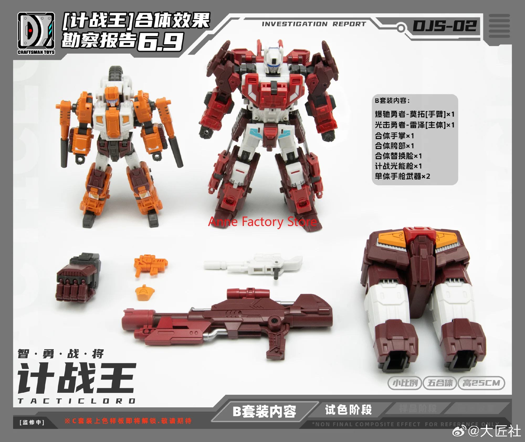 IN STOCK NOW Craftsman Toys Transformation Computron DSJ-02 DJS-02A DJS-02B DJS-02C Combination Robot 5 in 1 Action Figures Toy
IN STOCK NOW Craftsman Toys Transformation Computron DSJ-02 DJS-02A DJS-02B DJS-02C Combination Robot 5 in 1 Action Figures Toy