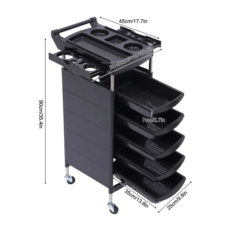 Mobile Professional Beauty Hairdressing Black Cabinet Trolley
Mobile Professional Beauty Hairdressing Black Cabinet Trolley