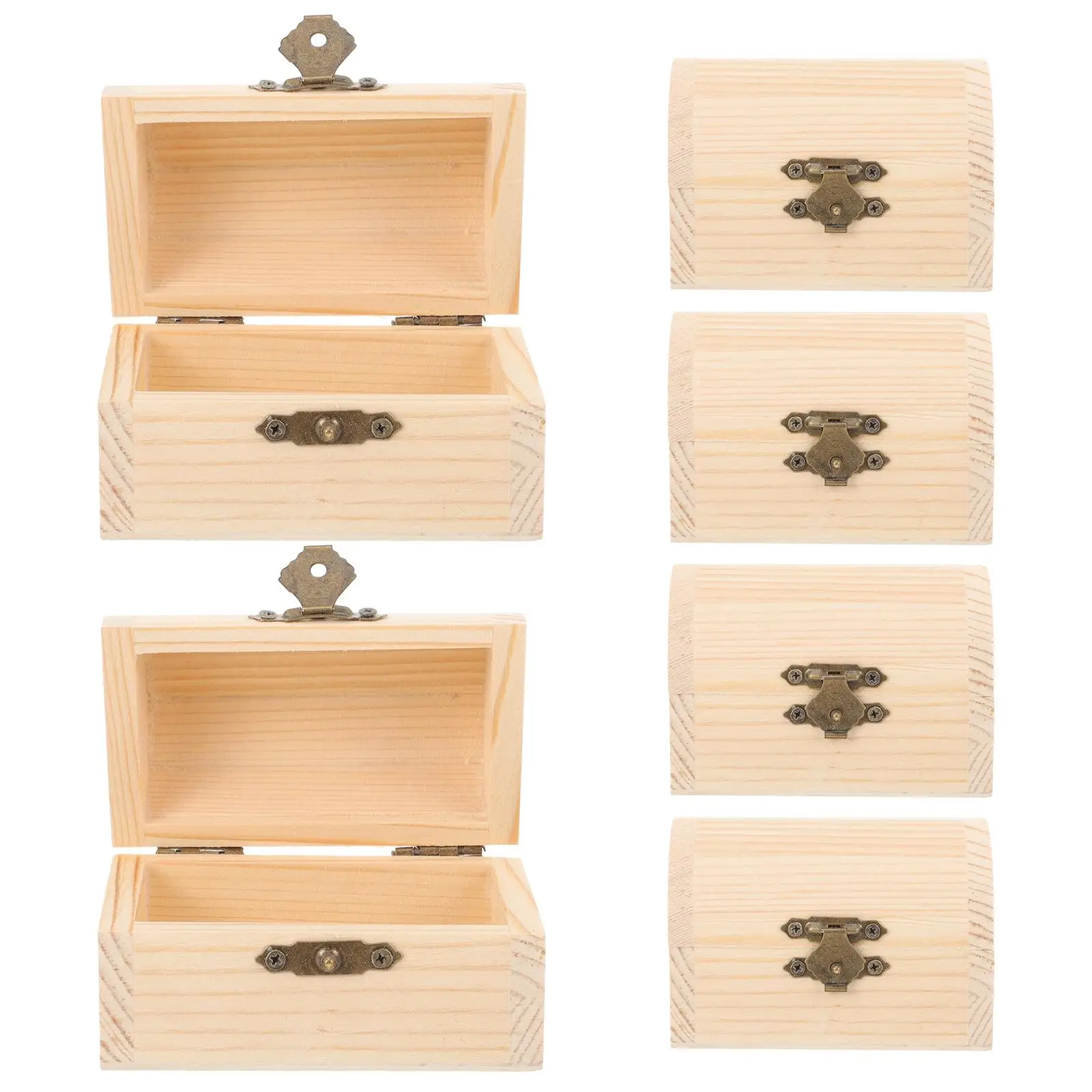 Wooden Box Set Eco Friendly Durable Storage Case Unfinished Arched Lock DIY Graffiti Clay Craft Self Painting Home Decor Jewelry
Wooden Box Set Eco Friendly Durable Storage Case Unfinished Arched Lock DIY Graffiti Clay Craft Self Painting Home Decor Jewelry