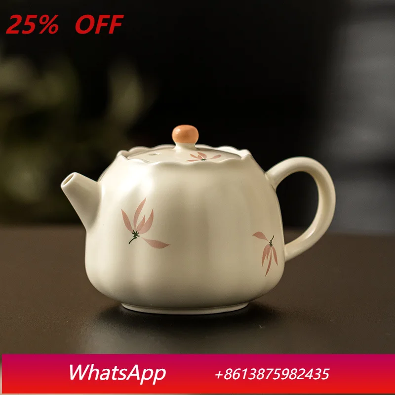 LTT Household Teapot Large Capacity Chinese Ceramic Tea Set Kung Fu Tea Hand Grab Single Pot
LTT Household Teapot Large Capacity Chinese Ceramic Tea Set Kung Fu Tea Hand Grab Single Pot