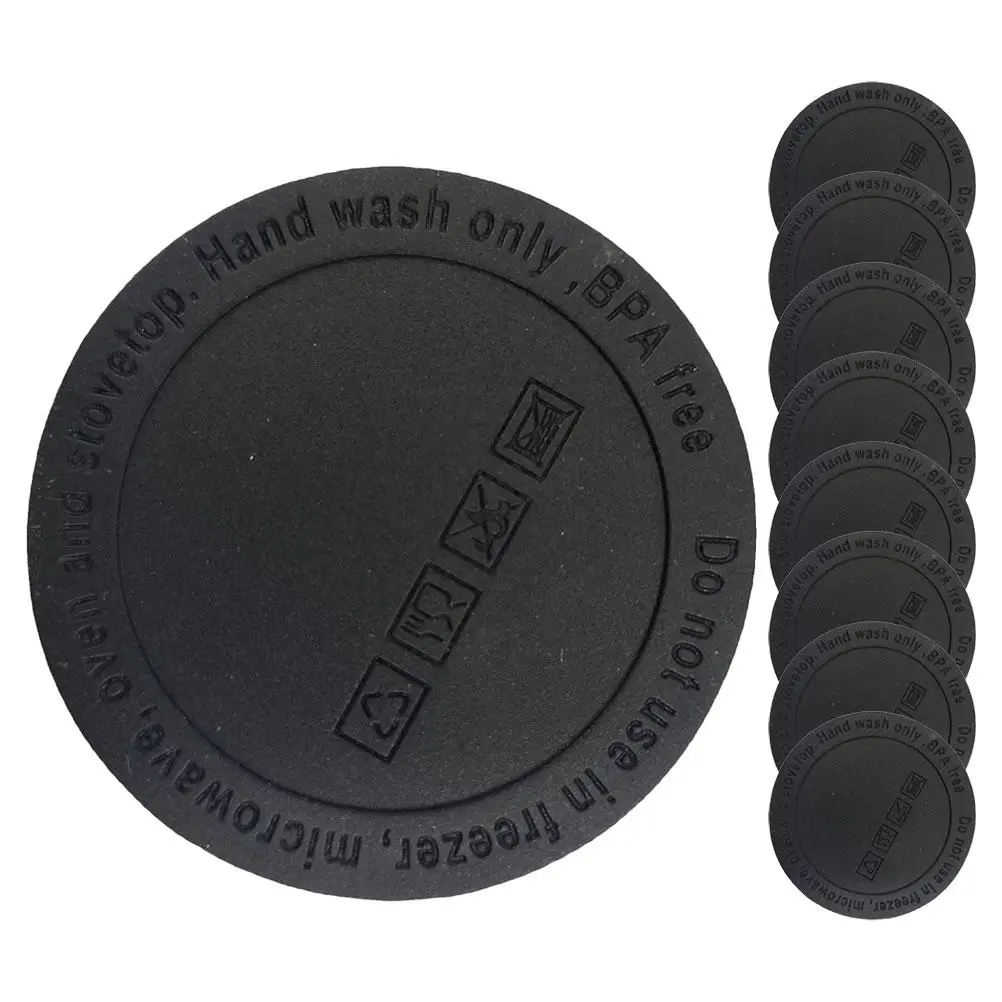 10 Pcs Black Silicone Coaster Tumbler Bottom Pad 56mm Non Slip Reusable Protective Anti Slip Mats for Home Bar
10 Pcs Black Silicone Coaster Tumbler Bottom Pad 56mm Non Slip Reusable Protective Anti Slip Mats for Home Bar