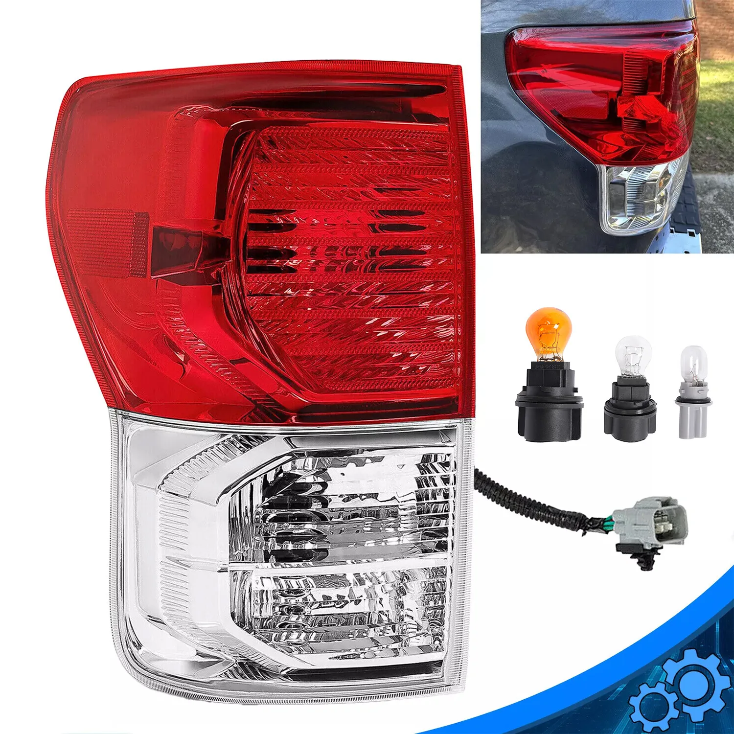 Left Driver Side Tail Light Brake Lamp w/Bulb For Toyota Tundra 2007-10 11 12 13
Left Driver Side Tail Light Brake Lamp w/Bulb For Toyota Tundra 2007-10 11 12 13