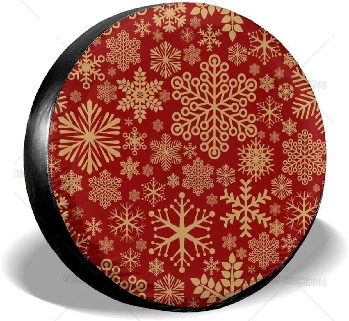 Tire Cover Red and Golden Snowflakes Christmas Wheel Cover Fit ForTrailer RV SUV and Many Vehicle 14-17 Inch Tire Cover Holiday
Tire Cover Red and Golden Snowflakes Christmas Wheel Cover Fit ForTrailer RV SUV and Many Vehicle 14-17 Inch Tire Cover Holiday