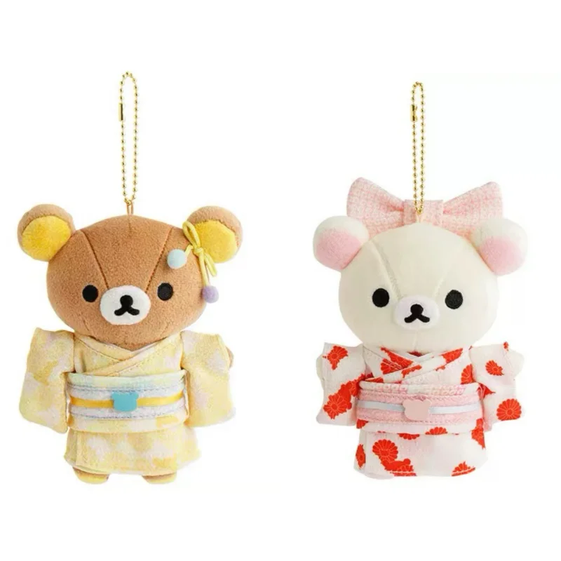 12CM Japanese Kimono Rilakkuma bear Plush toys Keychain kawaii pink Korilakkuma bag Pendant soft Stuffed dolls Keyrings gift
12CM Japanese Kimono Rilakkuma bear Plush toys Keychain kawaii pink Korilakkuma bag Pendant soft Stuffed dolls Keyrings gift