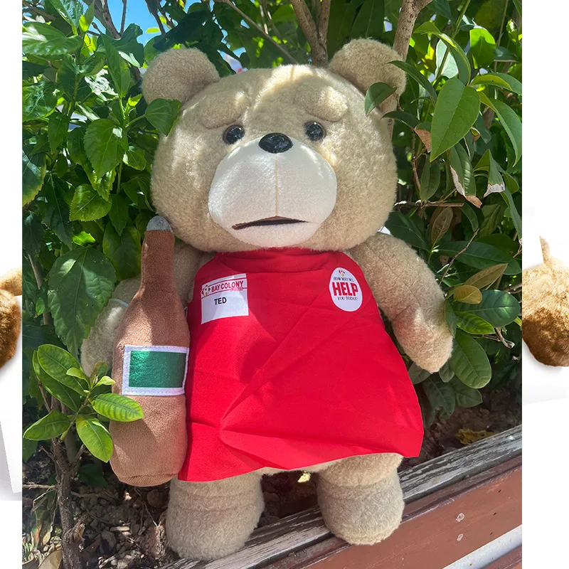 Miniso Movie Teddy Bear Ted 2 Plush Toy Apron Soft Plush Animal Christmas Birthday Gift for Children
Miniso Movie Teddy Bear Ted 2 Plush Toy Apron Soft Plush Animal Christmas Birthday Gift for Children