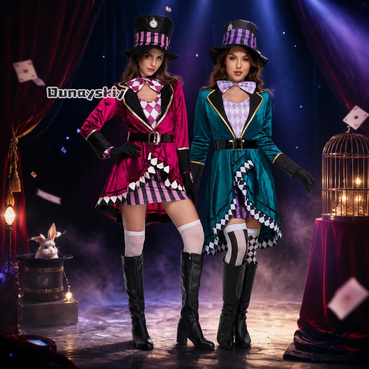Halloween Costume Magician Clown Mad HatterHalloween Cosplay Alice in Wonderland Costume Performance Outfit Magic Dress
Halloween Costume Magician Clown Mad HatterHalloween Cosplay Alice in Wonderland Costume Performance Outfit Magic Dress