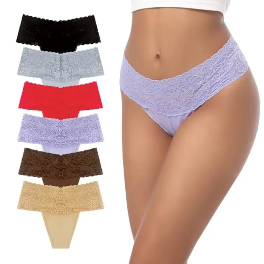 High Waisted Thong Underwear Tummy Control Panties Cotton Lace Thongs Size S-4XL
High Waisted Thong Underwear Tummy Control Panties Cotton Lace Thongs Size S-4XL