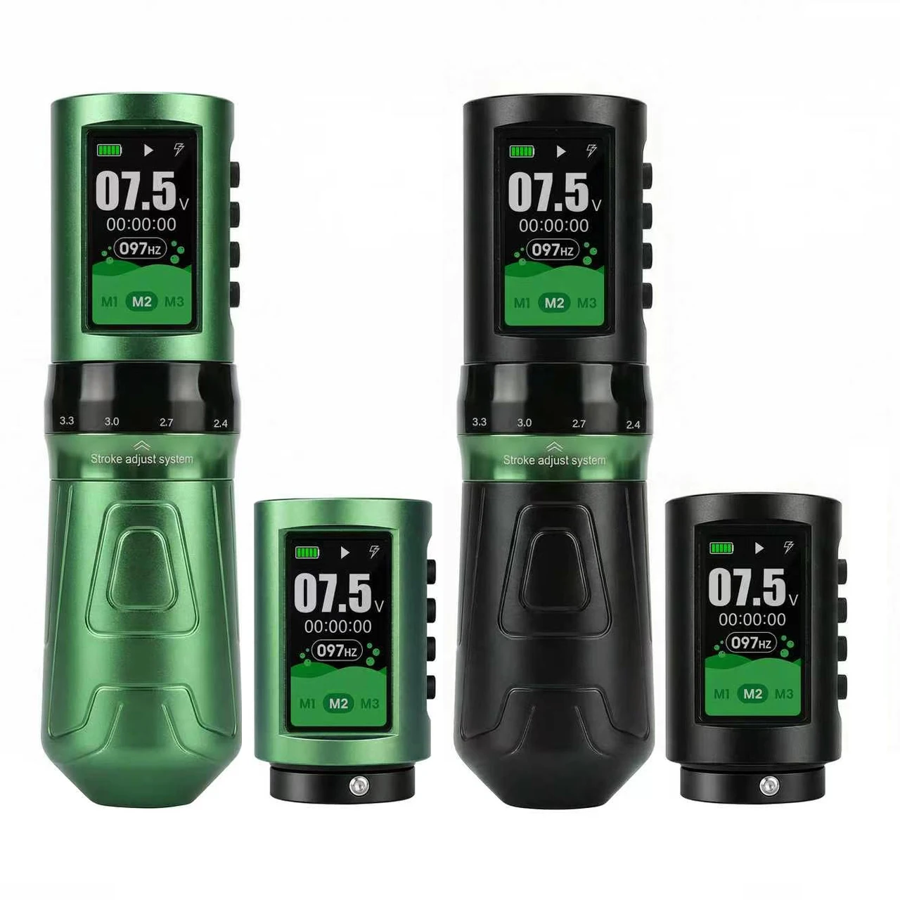 DM Greenior Wireless Adjustable Stroke Tattoo Machine 1800mAh Powerful Battery Coreless Brushless Motor Tattoo Pen For TattooArt
DM Greenior Wireless Adjustable Stroke Tattoo Machine 1800mAh Powerful Battery Coreless Brushless Motor Tattoo Pen For TattooArt