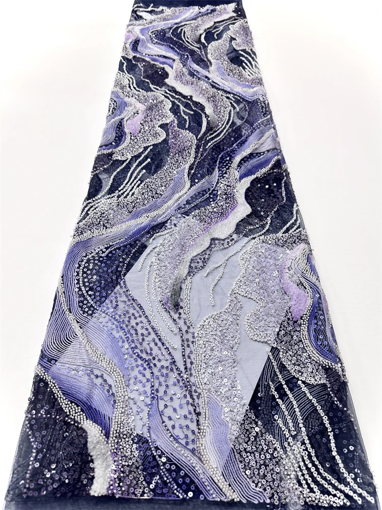 African Lace Fabrics Nigerian French Mesh Beaded Sequins Fabrics Net Lace High Quality 2025 Sew Evening Dresses for Women 5 Yard
African Lace Fabrics Nigerian French Mesh Beaded Sequins Fabrics Net Lace High Quality 2025 Sew Evening Dresses for Women 5 Yard