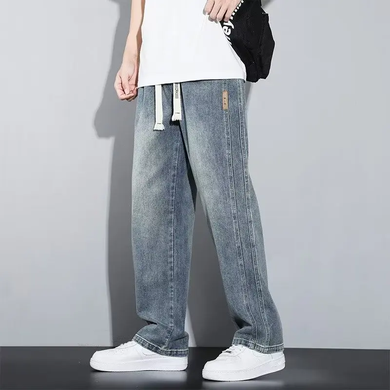 Men's Casual Vintage Denim Jeans Straight Leg Wide Leg Long Pants Comfortable Spring Autumn High Waist Trousers
Men's Casual Vintage Denim Jeans Straight Leg Wide Leg Long Pants Comfortable Spring Autumn High Waist Trousers