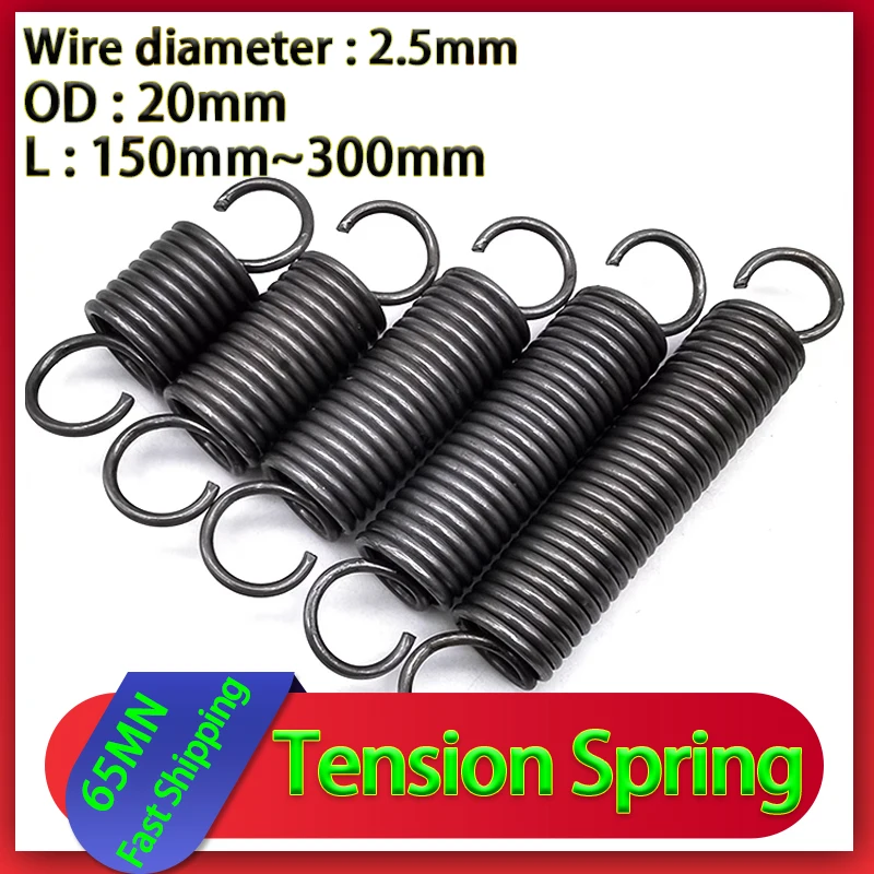 Wire Diameter 2.5mm Outer Diameter 20mm Tension Springs Pullback Spring Coil Extension Spring Draught Spring Open Hook S Hook
Wire Diameter 2.5mm Outer Diameter 20mm Tension Springs Pullback Spring Coil Extension Spring Draught Spring Open Hook S Hook