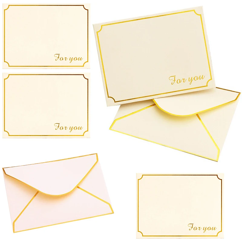 15-30PCS/Set High-grade Bronzing Envelopes Writable Invitation Postcard Greeting Cards Storaging Packaging Prop Party Favors ZYF
15-30PCS/Set High-grade Bronzing Envelopes Writable Invitation Postcard Greeting Cards Storaging Packaging Prop Party Favors ZYF