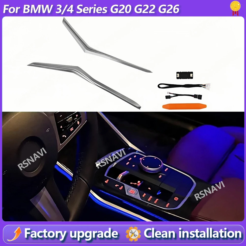 For BMW New 3 Series G20 11 Colors Car led Not Remove the Original Center Console Saddle light Adhesive Decorate Precise Fit
For BMW New 3 Series G20 11 Colors Car led Not Remove the Original Center Console Saddle light Adhesive Decorate Precise Fit