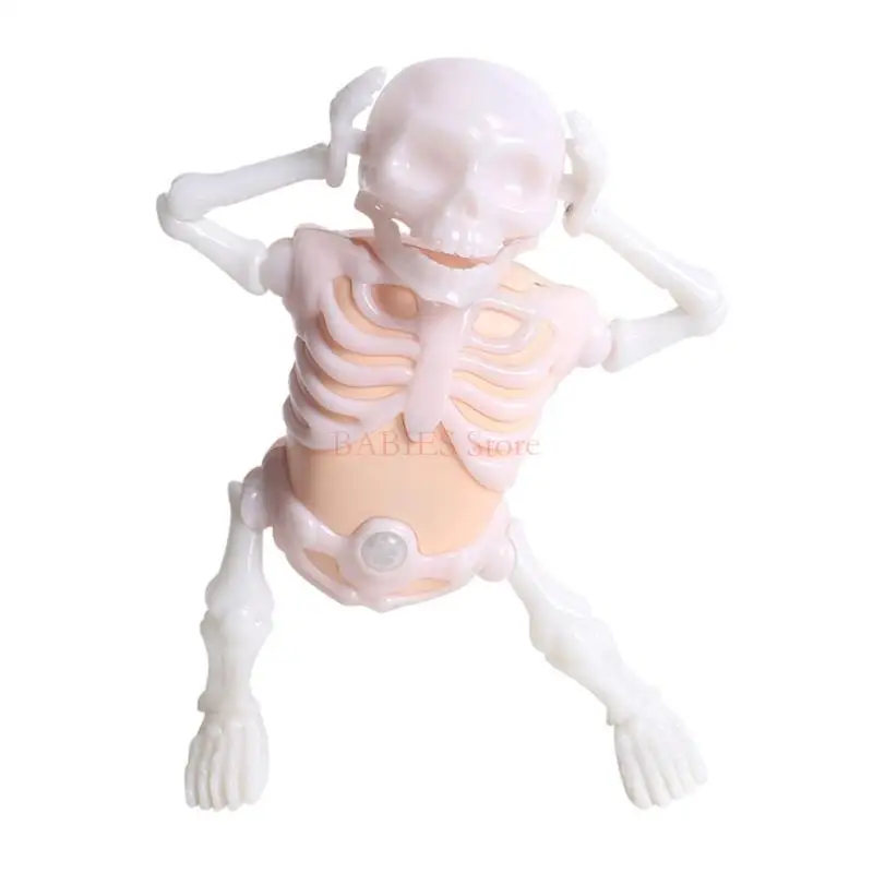 Musical Halloween Toy Skeleton with Cool Lighting Music Halloween Toy Skeleton Model Interactive Toy for Kids
Musical Halloween Toy Skeleton with Cool Lighting Music Halloween Toy Skeleton Model Interactive Toy for Kids