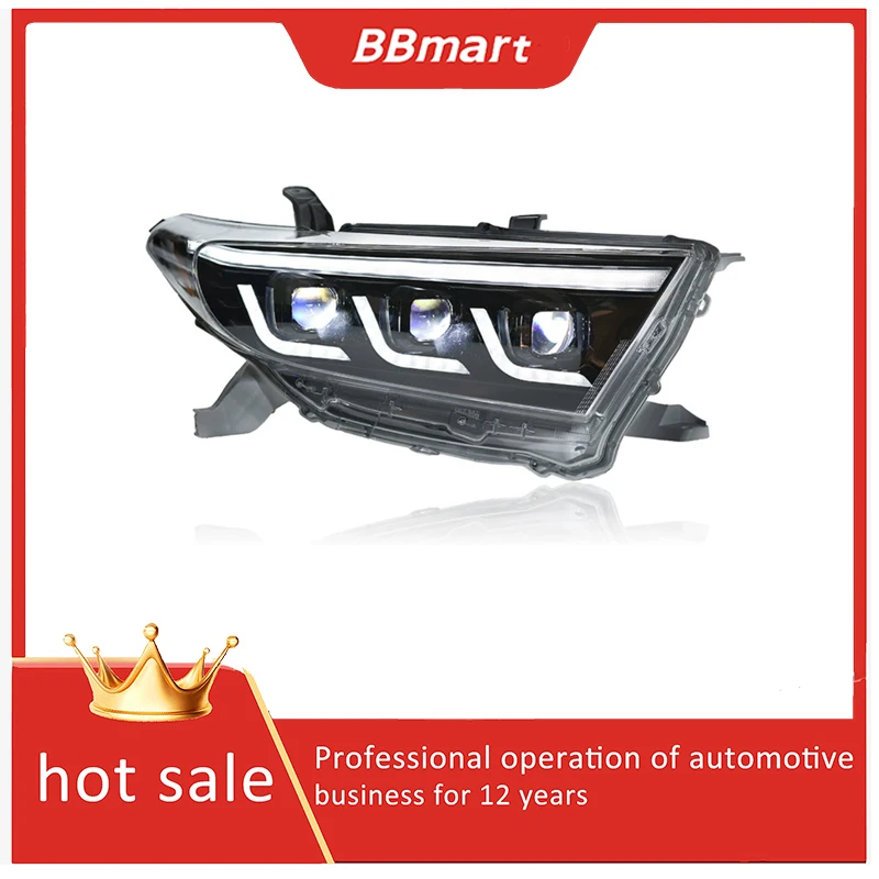 Совершенно новая высококачественная фара BBmart в сборе (пара) для Toyota Highlander 2012-2014 гг.
Совершенно новая высококачественная фара BBmart в сборе (пара) для Toyota Highlander 2012-2014 гг.