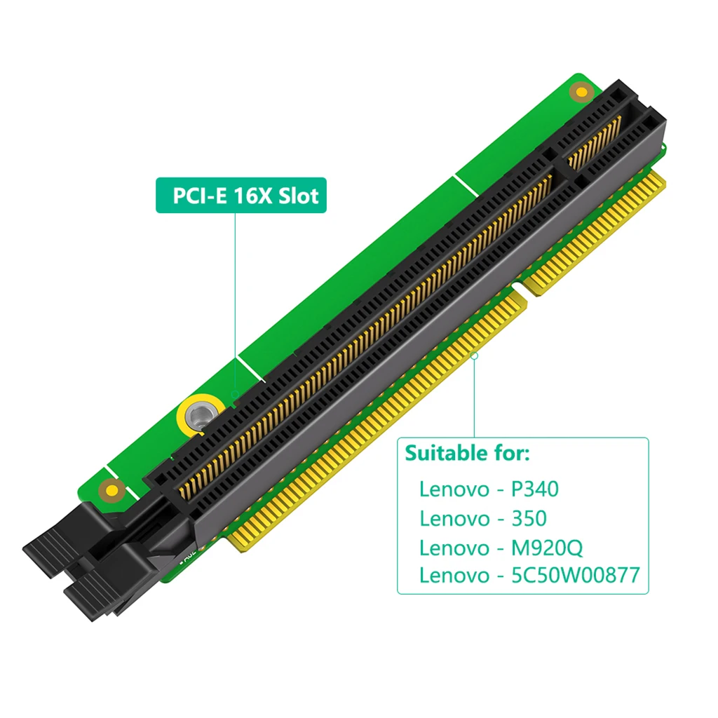Адаптер-карта PCI-E 16X для графических процессоров серий Tiny4, Tiny5, Tiny6, ThinkCentre M720Q, M910Q, M910X, P340, M90Q, P1000 (райзер-карта)
Адаптер-карта PCI-E 16X для графических процессоров серий Tiny4, Tiny5, Tiny6, ThinkCentre M720Q, M910Q, M910X, P340, M90Q, P1000 (райзер-карта)