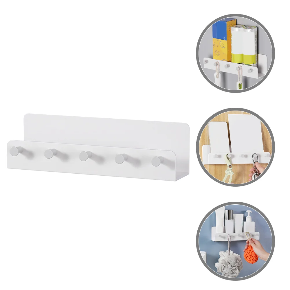 Household Wall Keys Hanger Wall-mounted Rack Organizer Shelf Multi-function Pp Holder
Household Wall Keys Hanger Wall-mounted Rack Organizer Shelf Multi-function Pp Holder