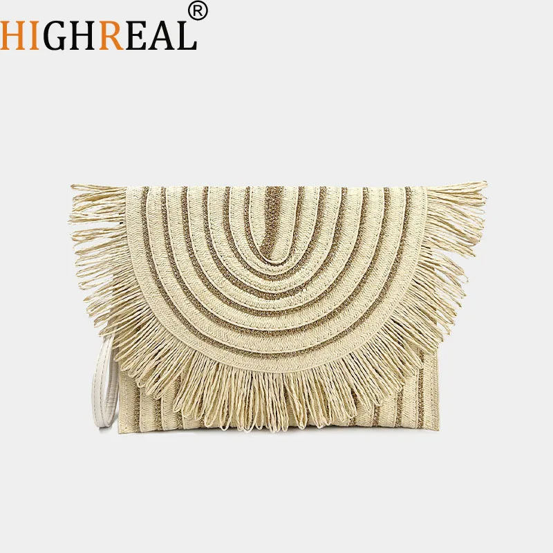 Women Summer Straw Handbag Woven Fashion Shoulder Bag Beach Tassel Designer Crossbody Travel Bag bolsa feminina
Women Summer Straw Handbag Woven Fashion Shoulder Bag Beach Tassel Designer Crossbody Travel Bag bolsa feminina
