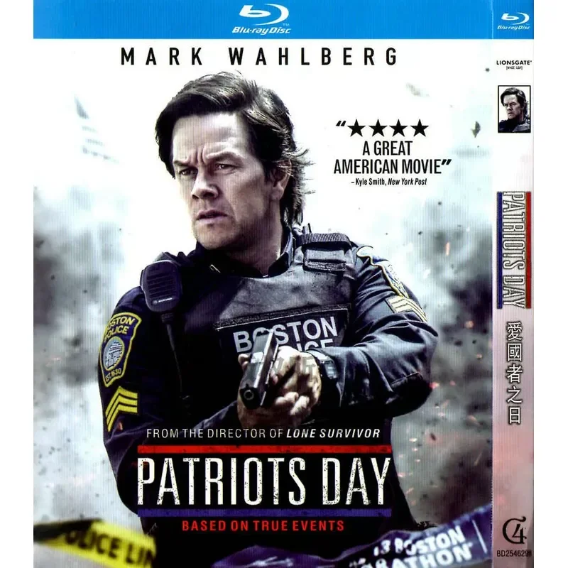 Blu-ray American Thriller Movie Patriot's Day High Definition Disc 1080P 1BD Disc Non-DVD Disc
Blu-ray American Thriller Movie Patriot's Day High Definition Disc 1080P 1BD Disc Non-DVD Disc