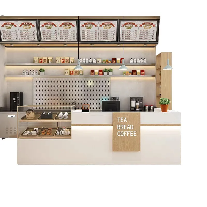 CX simple modern milk tea shop bar counter dessert coffee restaurant checkout page store small counter
CX simple modern milk tea shop bar counter dessert coffee restaurant checkout page store small counter