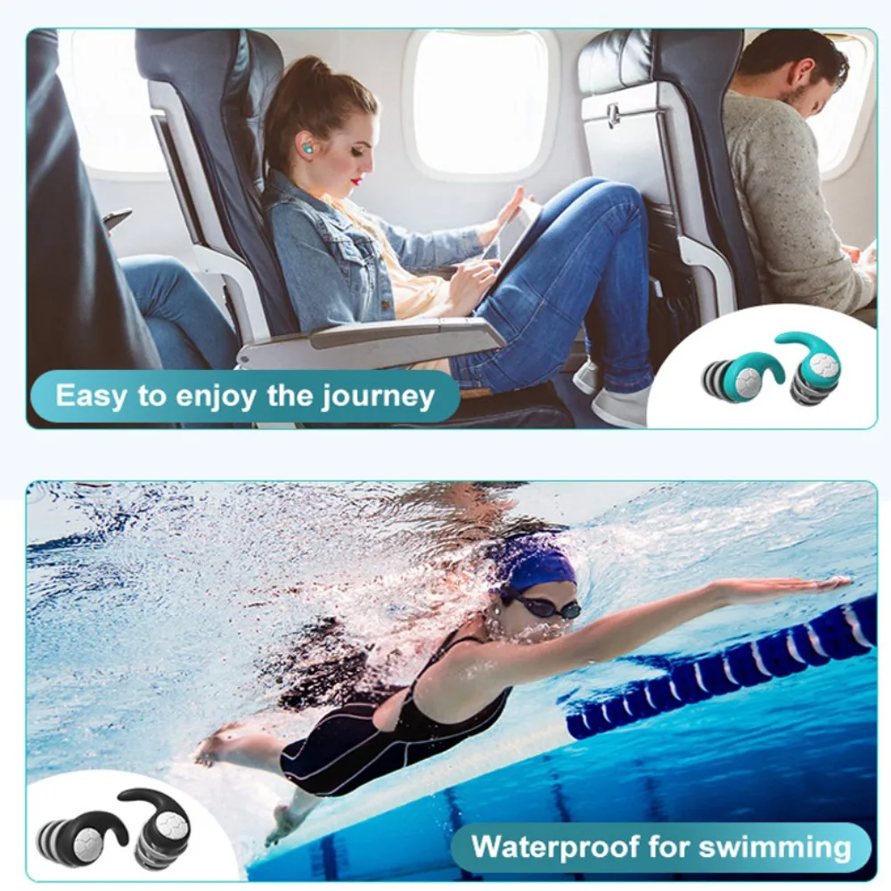 Ear Protector Swimming Earplugs Noise Reduction Sound Blocking Waterproof Ear Plug Soft Waterproof Silicone Earplugs Swimming
Ear Protector Swimming Earplugs Noise Reduction Sound Blocking Waterproof Ear Plug Soft Waterproof Silicone Earplugs Swimming