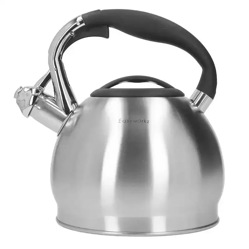 Whistling Tea Kettle Fast Heating Large Capacity 304 Stainless Steel Whistling Kettle with Ergonomic Handle for Home Office
Whistling Tea Kettle Fast Heating Large Capacity 304 Stainless Steel Whistling Kettle with Ergonomic Handle for Home Office