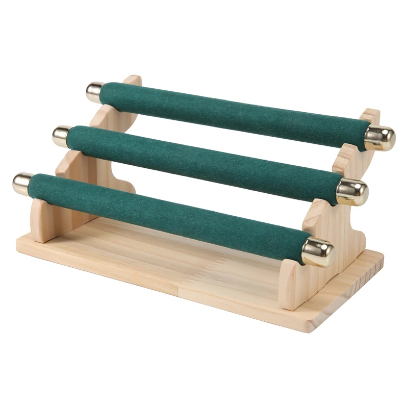 3-Tier Wooden Jewelry Display Stand Ring Holder, T-Bar Jewelry Showcase Display Stand And Organizer
3-Tier Wooden Jewelry Display Stand Ring Holder, T-Bar Jewelry Showcase Display Stand And Organizer