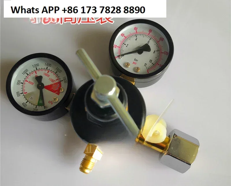 Gas cylinder pressure gauge pressure reducing valve carbon dioxide gas cylinder pressure gauge
Gas cylinder pressure gauge pressure reducing valve carbon dioxide gas cylinder pressure gauge